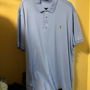 Polo by Ralph Lauren Men's Light Blue Polo Shirt